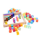 TickiT - Plateau miroir en forme de cube de pierres précieuses - Ensemble de 101-6