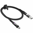 Statik - PowerPivot Pro Câble Tressé en Nylon de Charge/Sync USB-C vers USB-C de 6.6 pi, Noir-Conception anti-effilochage. Le câble tressé a partir de nylon renforcé de qualité militaire offre une durabilité accrue, pour une utilisation prolongée. La gaine de transition en caoutchouc a été allongée spécifiquement pour protéger les extrémités de votre câble contre les effets du temps et de l'usure