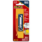 OLFA LB-30B 18mm Snap Blades - 30 Pack-Premium Japanese carbon steel
