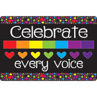 Ashley Productions Smart Poly Computer Mouse Pad - Celebrate Every Voice - 6 Pack-Say hello to a boost of motivation every time you click and scroll.