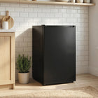 HOMCOM Compact Mini Freezer with Adjustable Temperature - 2.1 cu. ft. - Black-6.8℉ to −11.2℉ (−14℃ to −24℃) temperature is 5-level adjustable