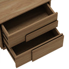 Manhattan Comfort Horizon 21.7" Modern Nightstand 2-Piece Set - Maple-Wood Grain Finish Brings a Sense of Organic Elegance