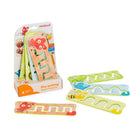 Miniland Pre-Writing Basics Patterns Set-Templates to practice drawing lines in a fun way, helping to pick up habits for pre-writing