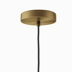 Modway Starlight 1-Light Pendant Light - White/Satin Brass-Requires 1 E26 60W Lightbulb