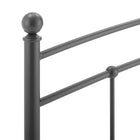 Modway Abigail Metal Full Headboard - Grey-7 Mounting Positions