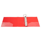 JAM Paper Plastic 4" 3-Ring Binder - Red-This document holder is a staple for all of your projects, assignments, memos, school work, and any other important documents that need to be kept safe.