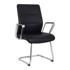 Fauteuil dossier mi-dos en microfibre (TYFC220020)-Rembourré en microfibre PU