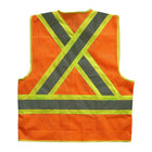 Fixman Safety Vest - XL-High visibility neon colour and reflective markings