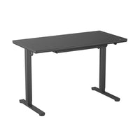 ShoppingAll Glass Electric Height Adjustable Standing Desk with Drawer - Black-Elegant Glass Desktop: Elevate your home office with this standing desk. The glass surface is both durable and stylish to any workspace. Write or doodle on the glass desktop with dry erase markers, then simply wipe clean to start fresh.