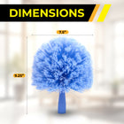 Gritt Commercial Cobweb Corner Duster Brush - 6 Pack-Perfect for eliminating cobwebs and dust buildup
