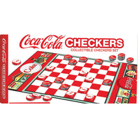 Masterpieces Puzzle Company Coca-Cola Checkers Board Game-Age: 6+