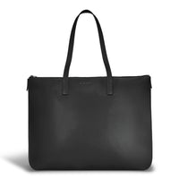 Champs Onyx Leather Business Tote - Black-CHAMPS Onyx Collection Business Tote