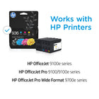 HP 936 Ink Cartridge - Standard Yield - Cyan, Magenta, Yellow, Black - 4 Pack-Page Yield: Approximately 1,450 pages black, 800 pages colour