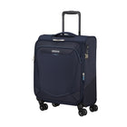 American Tourister SummerRide Expandable Spinner Carry On - Navy-RightHeight pull handle offers incremental height adjustments for a highly customized fit
