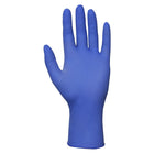 PRIMED Fit Nitrile Powder-Free Examination Gloves - Blue - Medium - 200 Pack-9" length, fully mico-textured with enhanced finger texturing