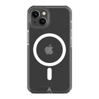 AXS PROShield Drop-tested MagSafe Compatible Clear Case for for Apple iPhone 13 - Black-Anti-UV material offers a crystal clear design