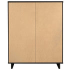 Manhattan Comfort - Granville commode et chiffonnier modernes - noir - ensemble de 2-10
