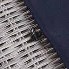 Modway - Conway Terrasse extérieure Rotin en osier Ottoman in Marine gris clair-8