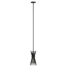Hudson&Canal - Suspension Andromeda Starburst de 18 cm de large avec abat-jour en métal, - Bronze noirci/Bronze noirci-Design moderne et contemporain pour votre entrée, votre foyer ou votre cuisine