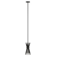 Hudson&Canal - Suspension Andromeda Starburst de 18 cm de large avec abat-jour en métal, - Bronze noirci/Bronze noirci-Design moderne et contemporain pour votre entrée, votre foyer ou votre cuisine