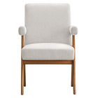 Modway Lyra Fabric Dining Room Chair - Ivory - 2 Pack-9
