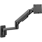 Mount-It! Heavy-Duty Monitor Wall Mount with Gas Spring Arm - Fits Monitors up to 49"-Space-saving wall-mounted design frees up desk space while providing a clean, minimalist setup for workstations and gaming