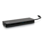 C2G - Station d’accueil USB-C 9-en-1 à double écran avec alimentation de 60 W - Noir-Double extension d’affichage HDMI à partir d’une seule connexion USB-C