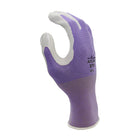 Atlas - Gants de jardinage pour enfants en nitrile lisse - Gris/Violet - Taille XS - Lot de 2-Enduction en nitrile
