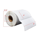Premium Tape Direct Thermal Labels - 1" Core - 4" x 2" - 1240/Roll - 6 Rolls-Compatible with: Zebra, Sato, and Epson printers
