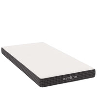 Modway Aveline 6" Narrow Twin Mattress-1.5" Gel-Infused Memory Foam