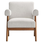 Modway - Lyra Tissu Fauteuil - Tissu ivoire-Assemblée requise