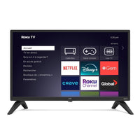 JVC - Téléviseur intelligent Roku LED HD 24 pouces-Écran "23,6" (mesuré en diagonale) avec un format d'image 16:9"