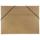 JAM Paper Kraft Portfolio with Elastic Closure Large - 11 x 15 x 3/8 - Natural Brown Recycled-Natural Kraft Recycled Portfolio with Elastic Closure