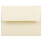 JAM Paper A2 Strathmore Invitation Envelopes - 4.375" x 5.75" - Ivory Wove - 50 Pack (900919415I)-Color: Ivory Wove