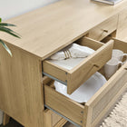 Modway Soma 8-Drawer Dresser - Oak-MDF and Particleboard