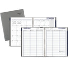 AT-A-GLANCE - Agenda hebdomadaire/mensuel traditionnel 2026 - 11 po H x 8 1/2 po l - gris - bilingue-Pages speciales : tableau de conversion metrique, reference de calendrier de 3 ans, contacts, jours feries et notes