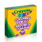 Crayola Coloured Pencils, 100 Pack-The different colours offer a rich and diverse palette to keep you calm, cool and colourful