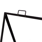 Futech Aframe013, support de signalisation de trottoir en A en métal, 24 "lx 36" H taille-Panneau recommandé Epaisseur recommandée:
Pas plus que 6mm