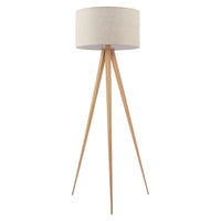 Zuo Imperial Floor Lamp - Beige/Natural-Works with dimmer (Dimmer Not Included)