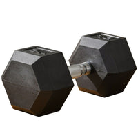 Soozier Rubber Hex Dumbbells for Body Fitness Training - 45 lb-Help exercise your arms, shoulders, back and also strengthens your muscles
