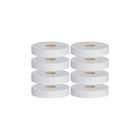 Globe Commercial JRT650 Jumbo Roll Toilet Tissue - 2 Ply - White - 650'/Pack - 8 Pack-Fits universal paper dispensers