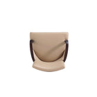 Manhattan Comfort Shubert 22.5" Modern Faux Leather and Velvet Upholstered Dining Armchair - Tan-22.75" L x 23" W x 37.25" H