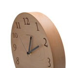 Decent Living Horloge murale en bois - Visage de chiffre - D220-Poncé à la main et ciré avec des huiles naturelles