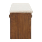 Zuo Lafa Bench - Beige-3 year limited warranty