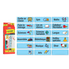 Easy Daysies Classroom Management Tool Teachers Pack, French, Grade 1 and Up-Can use with any other magnetic surface