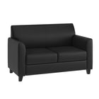 Flash Furniture – Mobilier de réception en bois Hercules Diplomat, noir (BT827SETBK)-Appuis-Bras évasés
