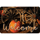 Ashley Productions The Original Fun Mat Welcome Mat - 15.5" x 23.5" - Pumpkin Wagon Welcome-Measurement & Design: The Pumpkin Wagon Welcome Mat measures 15.5" x 23.5".