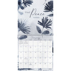 DateWorks - 2026 Calendrier Mural 16 Mois - 12 po x 12 po - Chanson Murmurée - Anglais -Septembre 2025 - Décembre 2026