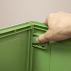 PawHut Enclosed Cat Litter Box with Scoop, Tray and Top Entry - Dark Green-Colour: White and Dark Green 