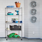 Seville Classics 5-Tier Steel Shelving - 60" H x 30" W x 14" D-Simple assembly, no tools required